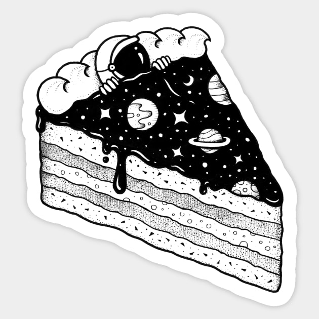 Cosmic Deliciousness Sticker by enkeldika2